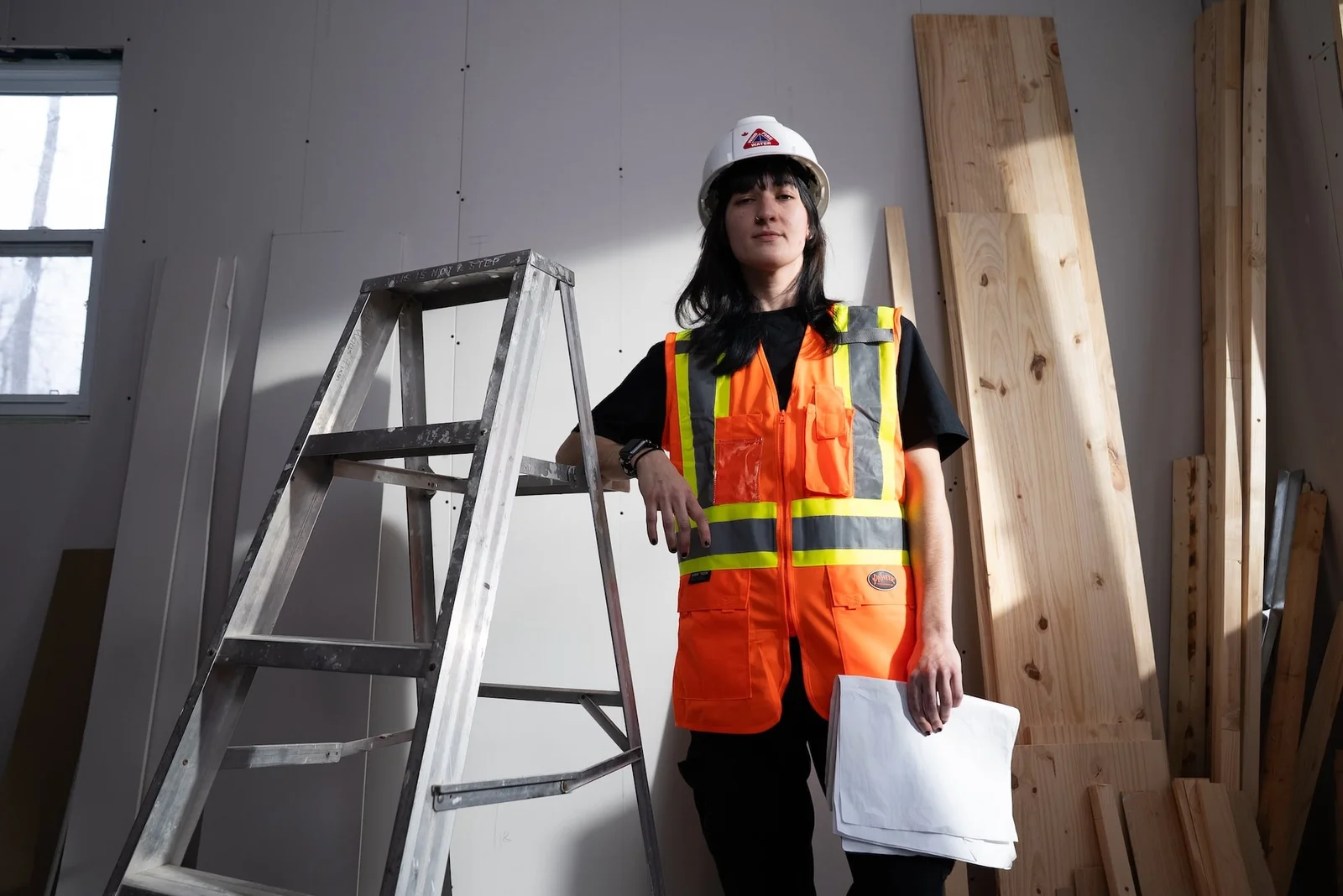 DKI Miller project coordinator on a restoration site